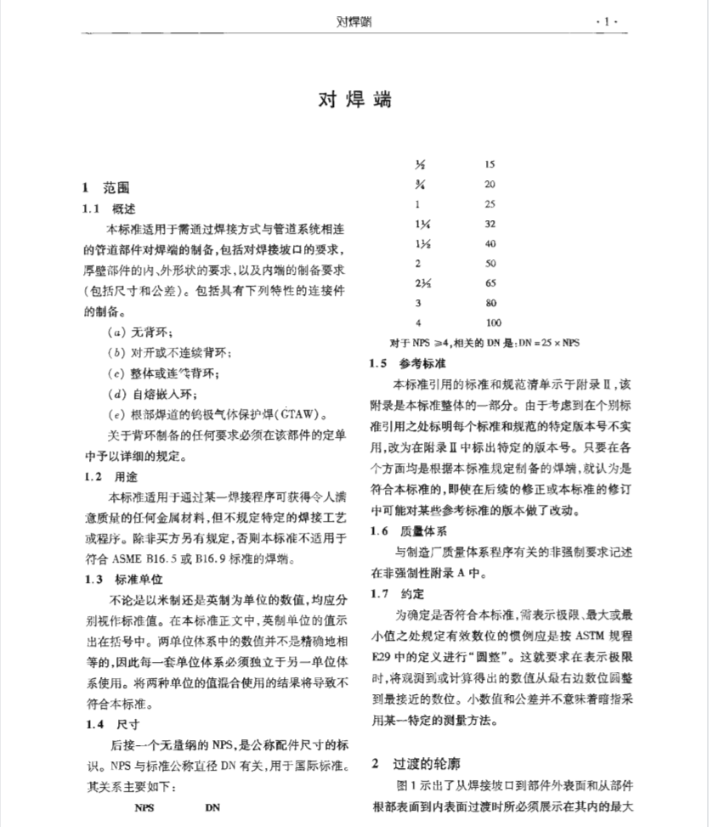 ASME B16.25-2003 中文版 对焊端.pdf(图2)